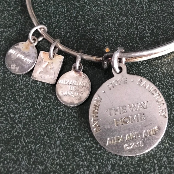 Alex and Ani Expandable Wire Bracelet Pathway Home Sanctuary The way Home 2015 - Picture 7 of 16